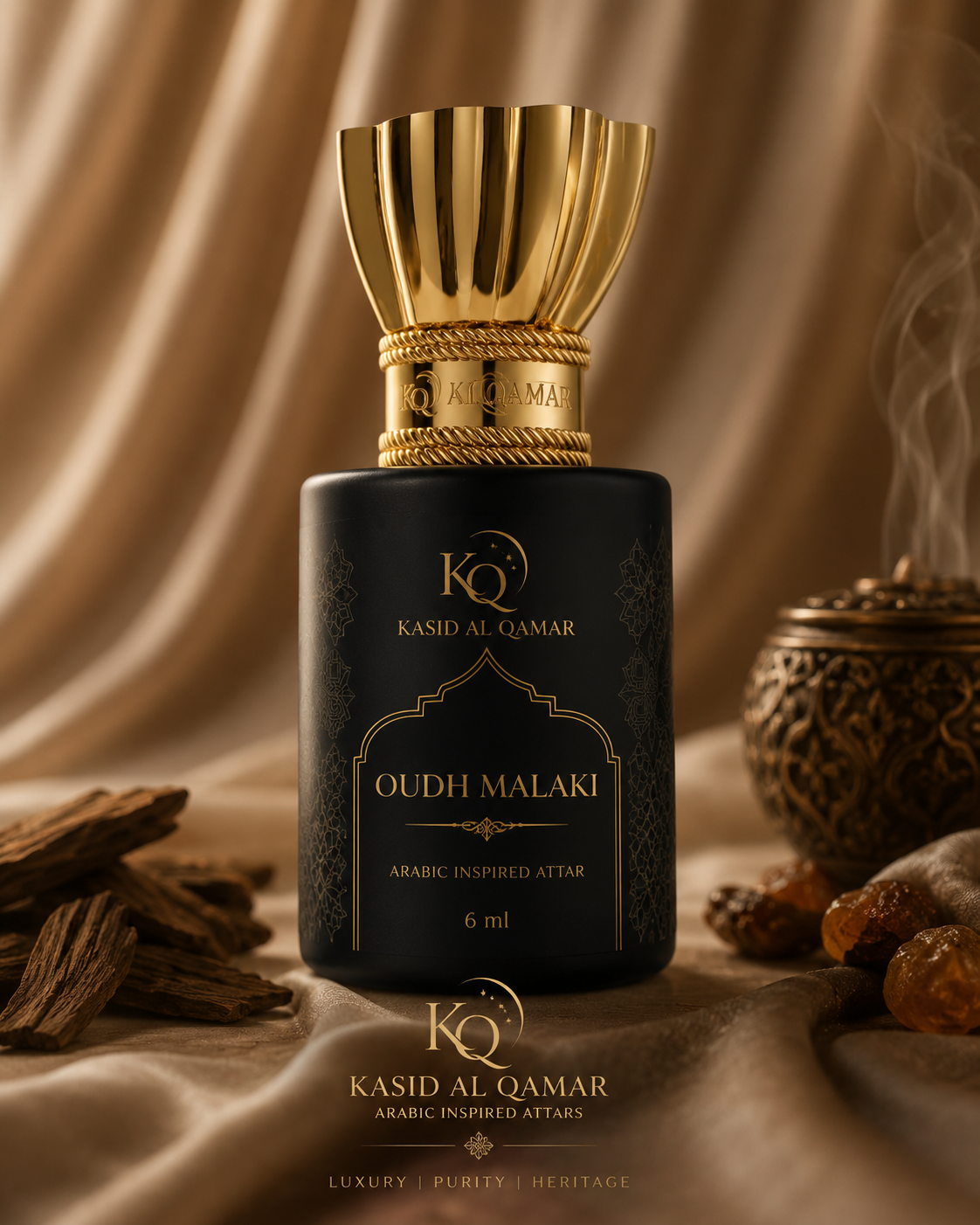 Kasid Al Qamar Oudh Malaki Premium Attar Oil