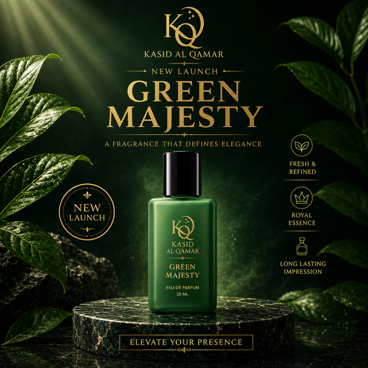 Kasid Al Qamar Green Majesty Perfume Spray 20ml