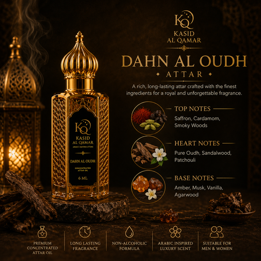 Dahn Al Oudh Arabic Attar – Long Lasting Non Alcoholic Perfume Oil