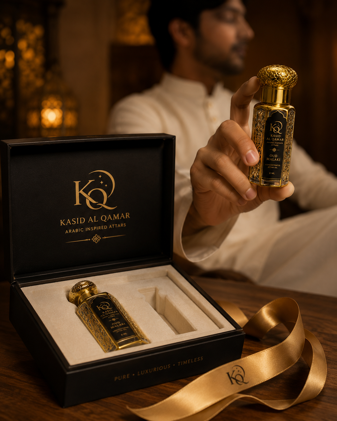 Kasid Al Qamar Oudh Malaki Premium Attar Oil