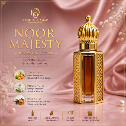 Kasid Al Qamar Noor Majesty Premium Attar Oil – 6ml