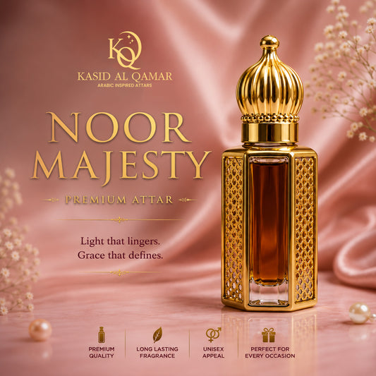 Kasid Al Qamar Noor Majesty Premium Attar Oil – 6ml