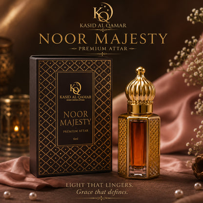 Kasid Al Qamar Noor Majesty Premium Attar Oil – 6ml