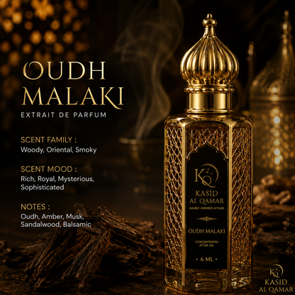 Kasid Al Qamar Oudh Malaki Premium Attar Oil