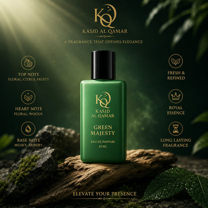 Kasid Al Qamar Green Majesty Perfume Spray 20ml
